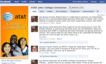 AT&T Facebook page