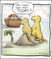 Dinosours-miss-the-boat