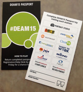 DEAM15 Demo Hall Passport card