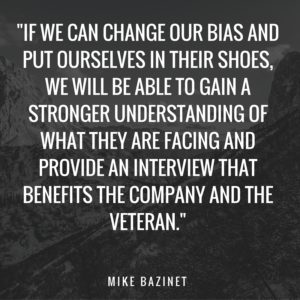 quote on interviewing military veterans
